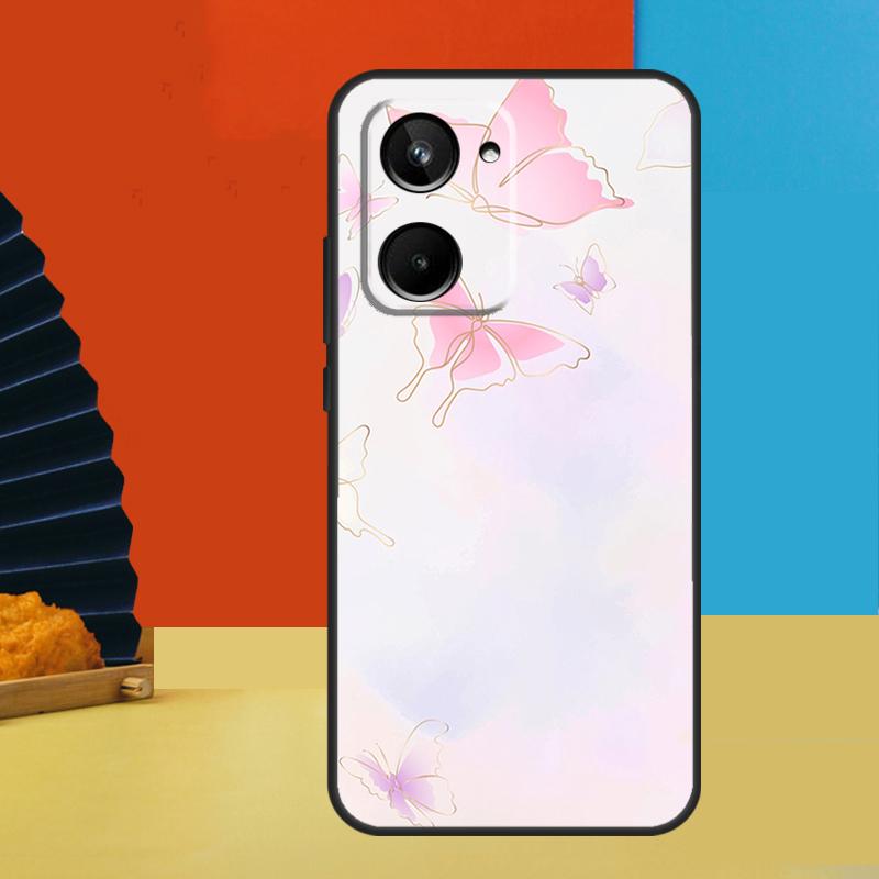 Cute Butterfly For Realme 15 Pro 10 11 12 13 14 Pro Plus GT6 GT7 C51 C53 C55 C61 C63 C65 C67 C71 C75 Case