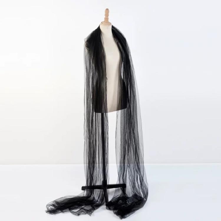 Luxurious Wedding Scarves Floor Length Sleeveless Bridal Scarf Ballroom Scarf for Weddings and Gatherings