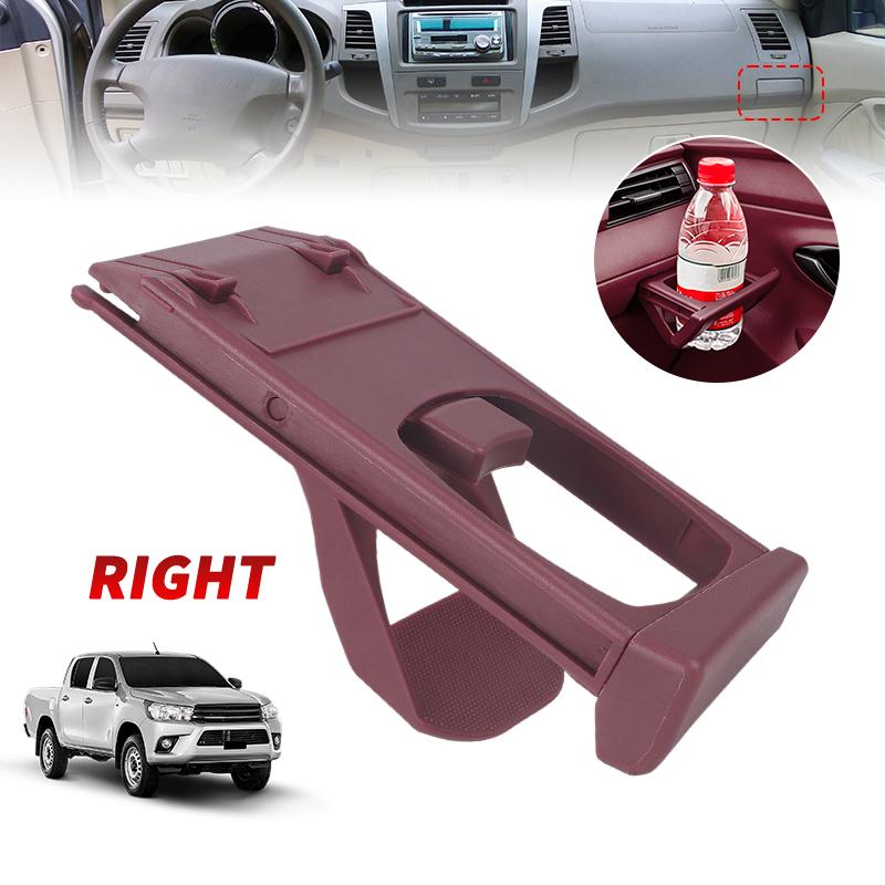 

Black/Red/Brown Cup Holder 55604-0K010 For Toyota Hilux Vigo SR Pickup Fortuner 2004 2005 2006 2007 2008 2009 2010 2011-2015 1pc Red Right