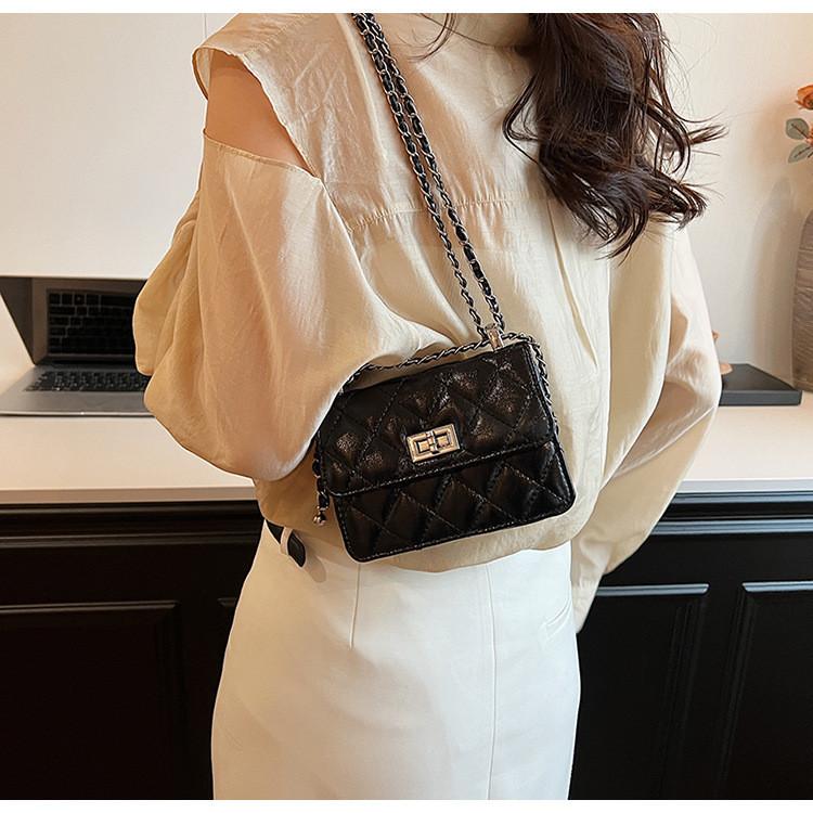 IELGY Модная сумка-мессенджер с цепочкой из бриллиантов на плечо — фото 10