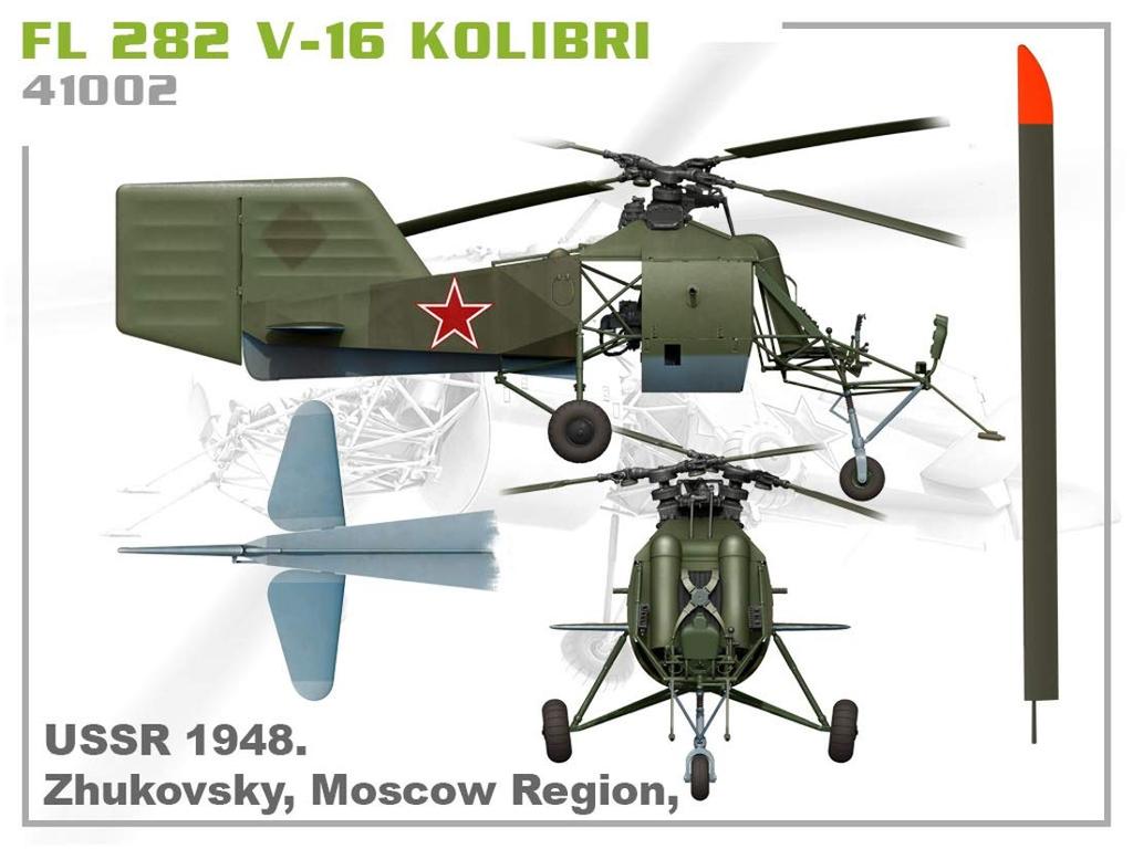 MiniArt German Army FL282 Colibri Plastic Model MA41002 1/35 V-16