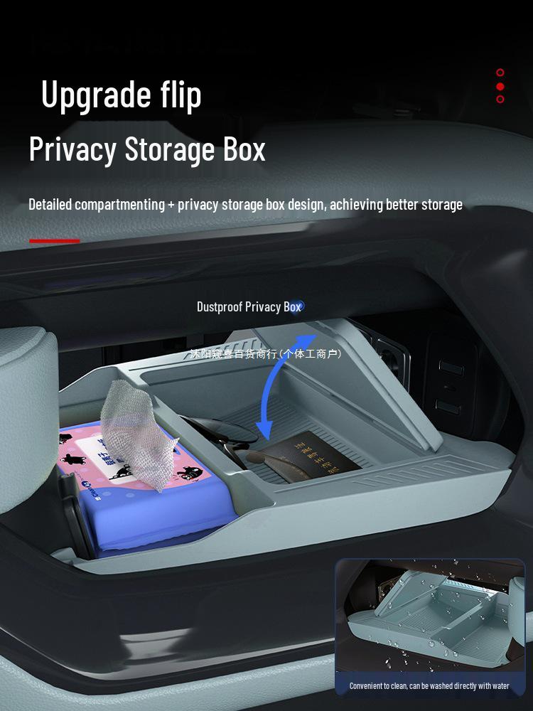 Leopard 5 To Leopard 8 Center Console Storage Box Upgrade - Enhanced Privacy Interior Modification with Kui Xi