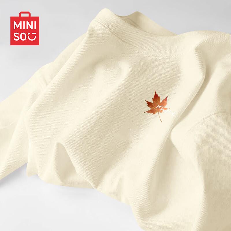 MINISO Men's Summer Pure Cotton Loose Fit T-shirt