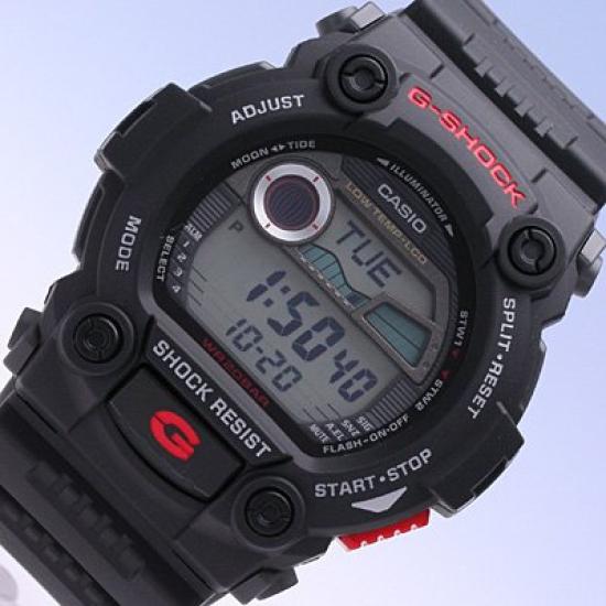 CASIO Digital Watch with Tide Graph and Moon G-SHOCK G-Shock Men s Phase, Black, G-7900-1 [Used]