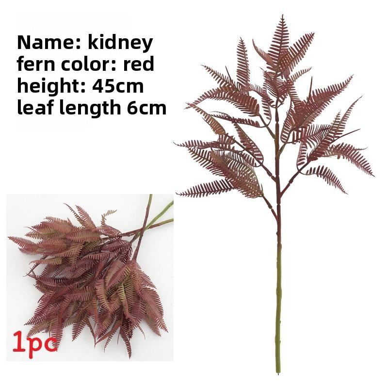 Synthetic Fern Leaf Plant For Interior Decoration And Photography Scenes