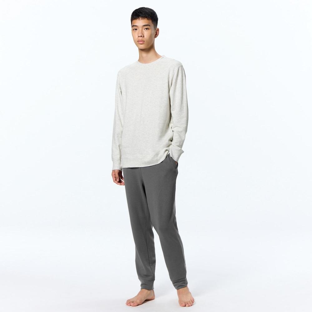 

Gu By Uniqlo Мягкий эластичный комплект для отдыха с длинными рукавами и длинными брюками 01 OFF WHITE/XS