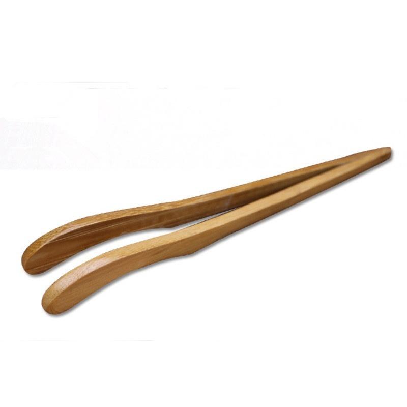 2Pcs  Hot   Natural Bamboo Tea Clip Handmade Carbonize Tea Tweezer