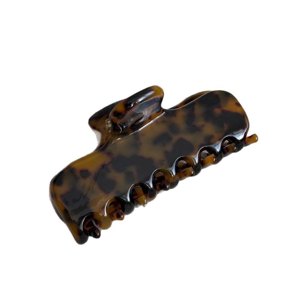 Korean High-End Acetate Claw Clip, Bun Hairpin, Shark Clip, Retro Ponytail Hair Accessory for Women