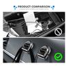 BTY4  4pcs Car Paste Hooks USB Storage Hanger Interior Accessories For Mercedes Benz AMG C180 C300 W124 W176 W177 C200 C260 GLC CLE