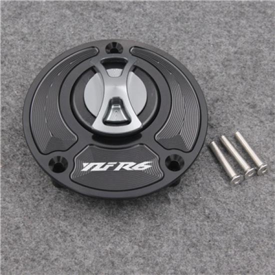 Keyless Motorcycle Fuel Gas Tank Cap Cover For Yamaha R6/R6S (all