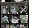 Multi-functional Outdoor Folding Shovel: Manganese Steel, Ideal for Camping, Fishing, Off-road Use, and Vehicle-mounted Tasks