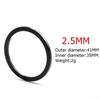 1x Fahrrad Tretlager Spacer 0,7/1,8/2,5mm Bike Hub Unterlegscheibe Heißer Verkauf Neue