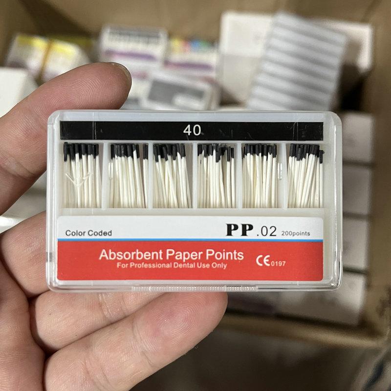 

Стоматологические абсорбирующие бумажные штифты 0,02, размеры 15-40, для корневых каналов, эндодонтии, с хлопковыми кончиками, продукт для стоматологов 45-80