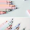 6/12 pz Evidenziatori Estetici Colori Assortiti, Non Sanguinano Con Punta Morbida 6 Colori Penne Marker Estetici Cancelleria