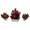 @ Artificial Flower Pot Red And Green Color For For Home Decoration M231 Zr775-60%Off
