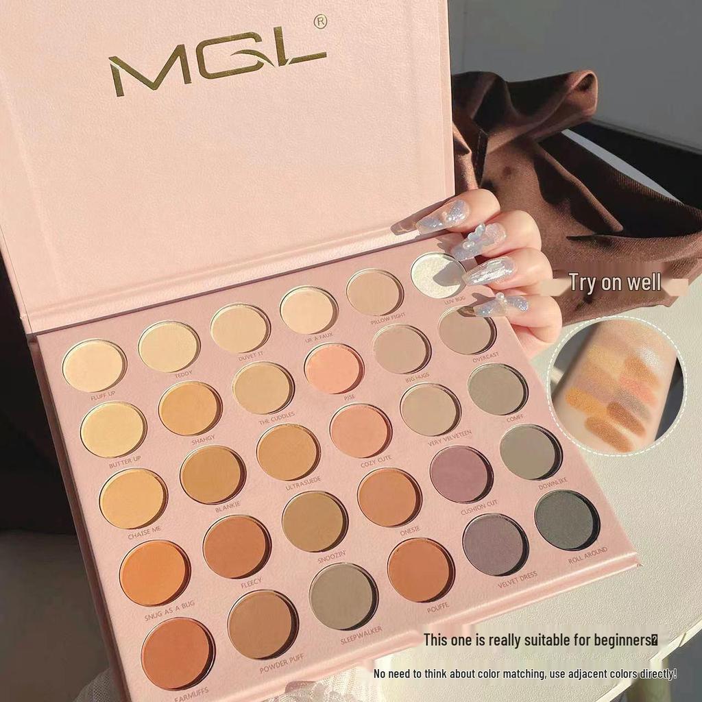 Dopamine Rainbow Candy Eyeshadow Palette: 30-Color Matte, Shimmer, Glitter, Long-Lasting Smoky Makeup