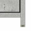 Bathroom Cabinet Concrete Grey 30 X 30 X 183.5 Cm Particleboard