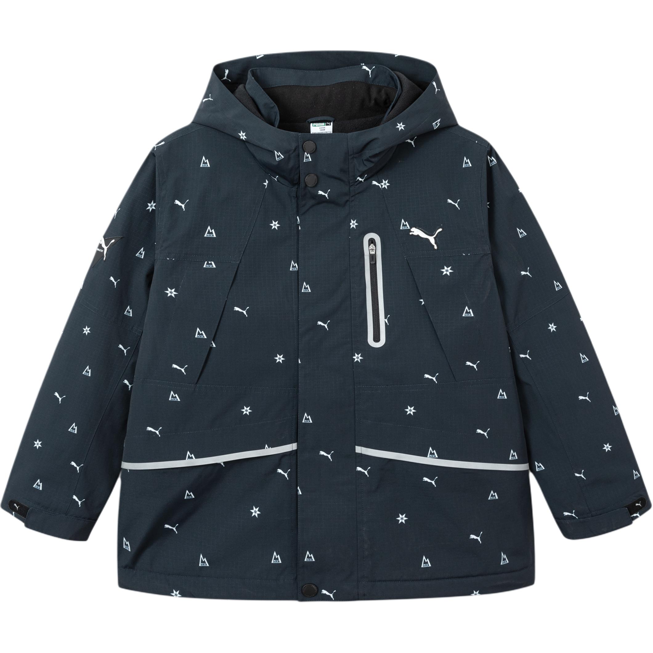PUMA Down Jacket Black Floral Tone Kids  353425107212-00390 110