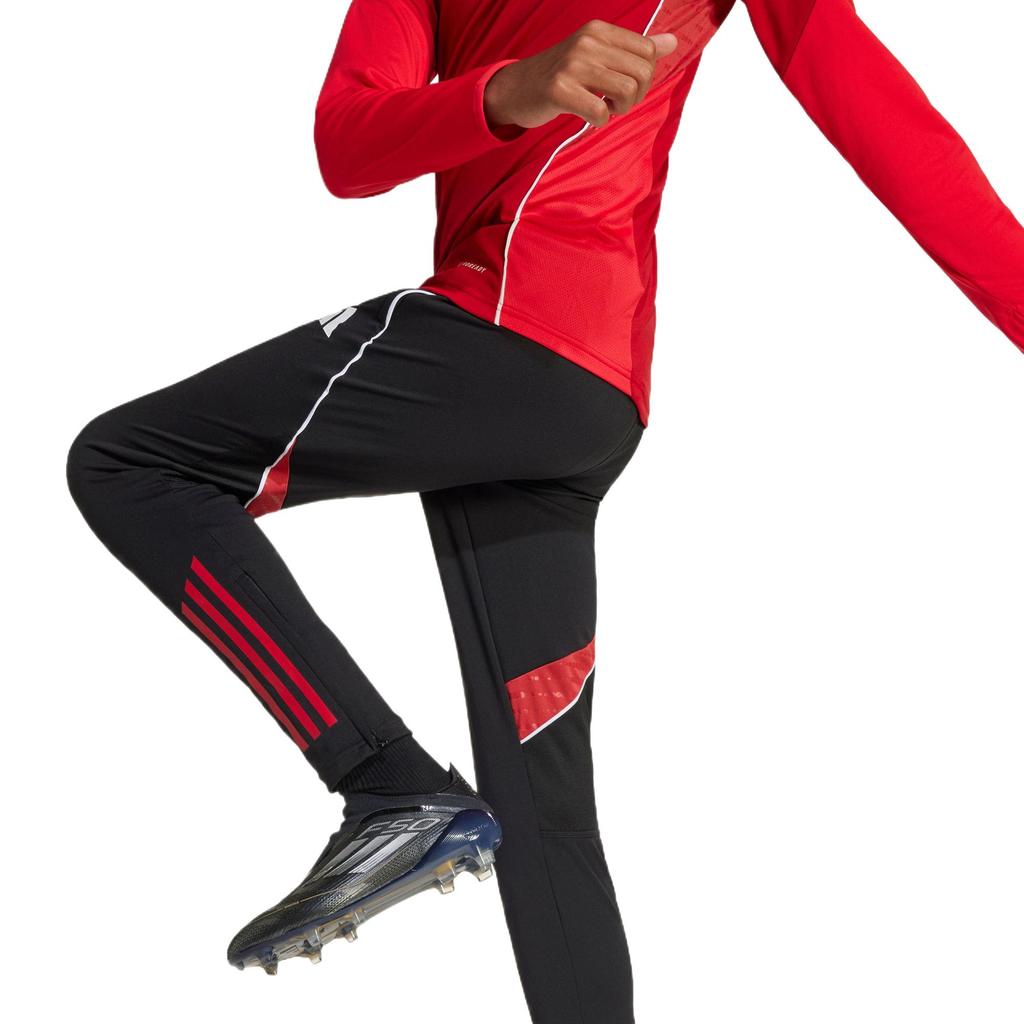 adidas Moderate Kids' Sweatpants Autumn Spring Black/Energy Red JI6499
