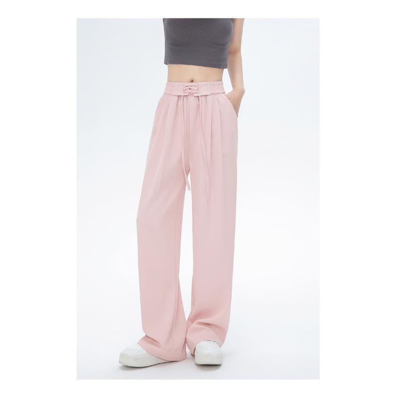 

Новые широкие брюки Ant Waist, прямые, свободные, с высокой талией, повседневные и универсальные, облегающие, скользящие по полу женские брюки XXL