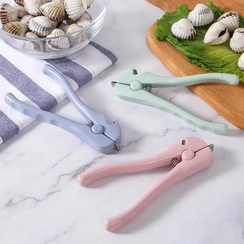 Multifunction Seafood Clam Opener Save Effort Portable Shell Opening Tool for BBQ Camping Outdoor Activities