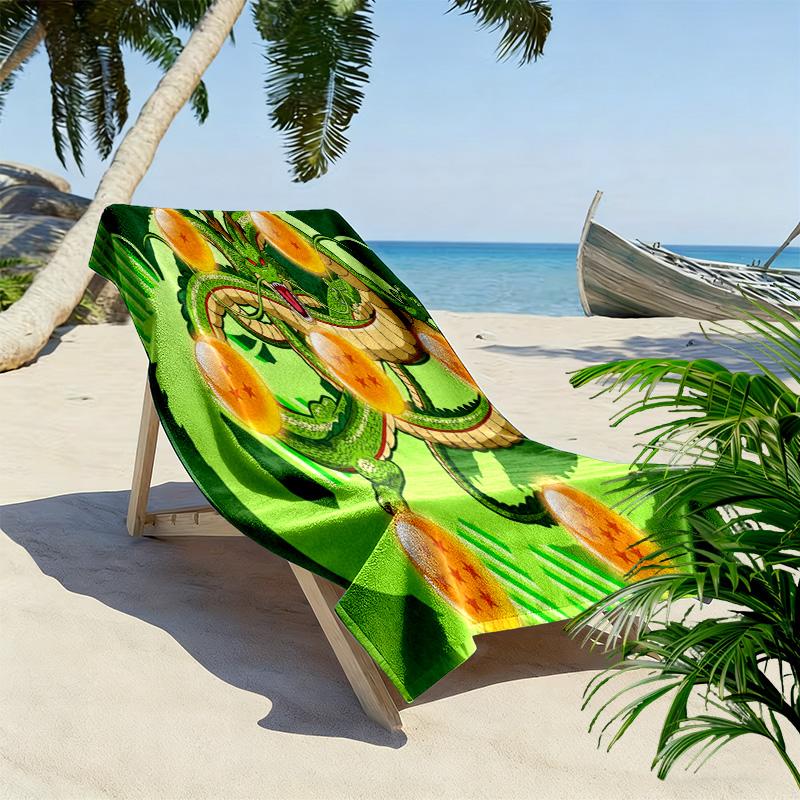 Dragon Ball Super Power beach towel Portable for travel Outdoor camping Outdoor pool towel quickdrying swim towel Absorbent bath towel beach