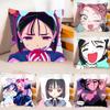 Cartoon Cute-Girl-Sua Pillow Case Cushion Cover Soft Cute Throw Pillow Case For Car Sofa Pillowcase Polyester With Zipper
