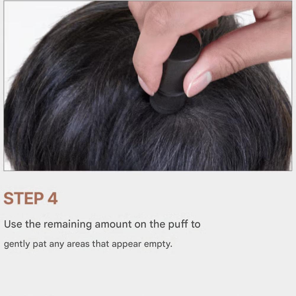 Modamoda Pokrycie siwych włosów Ciemny brąz