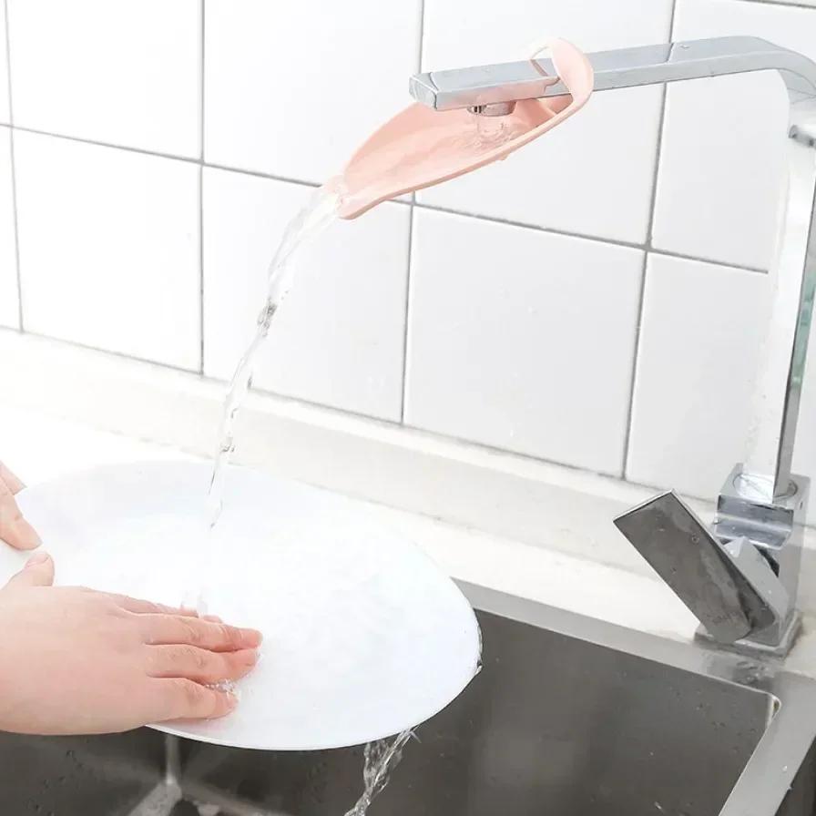 Bathroom Portable Tools Faucet Extender Toddler Kids Hand-washing Device Children's Guide Sink Faucet Extension Accessories