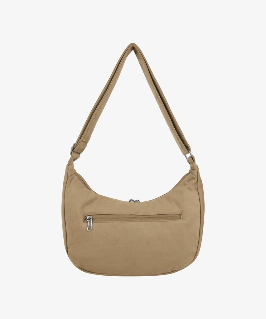 The North Face Nn2Pr55K White Label Standard Hobo Bag Suede Small Camel