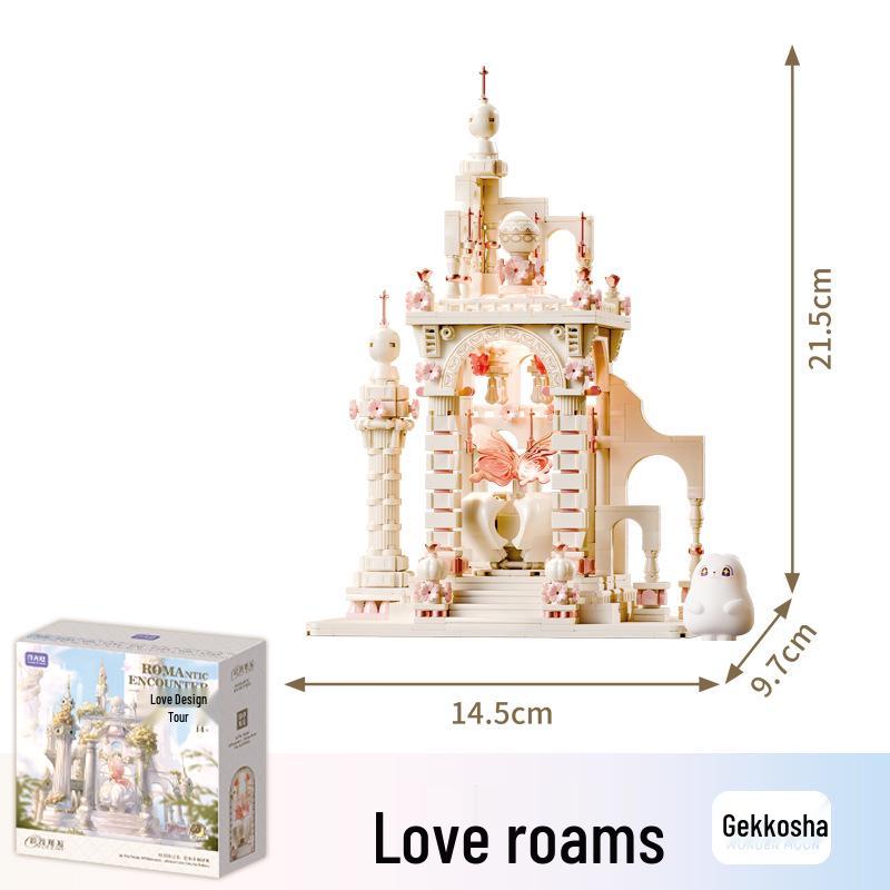 

Moonlight Society Romantic Castle Building Block Toy - Girls Holiday Gift