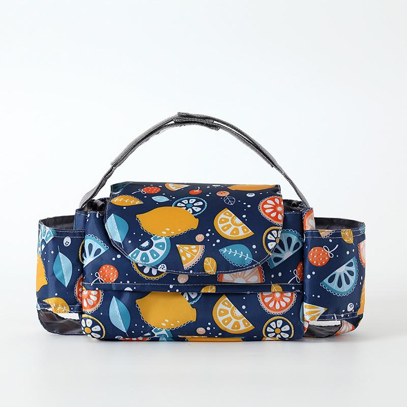 Baby Stroller Organizer Bag With Oxford Cloth Storage For Parents And Kids