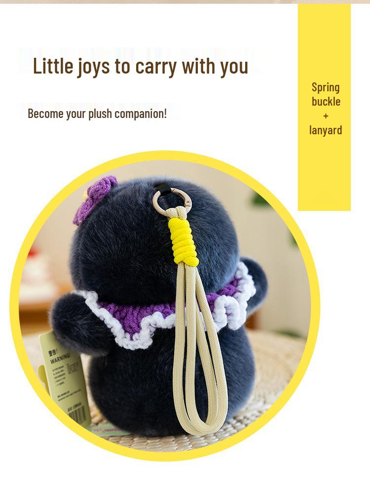 Spring Penguin Plush Toy: Soothing Doll Pillow, Keychain Pendant & Cloth Doll Figure for Girls