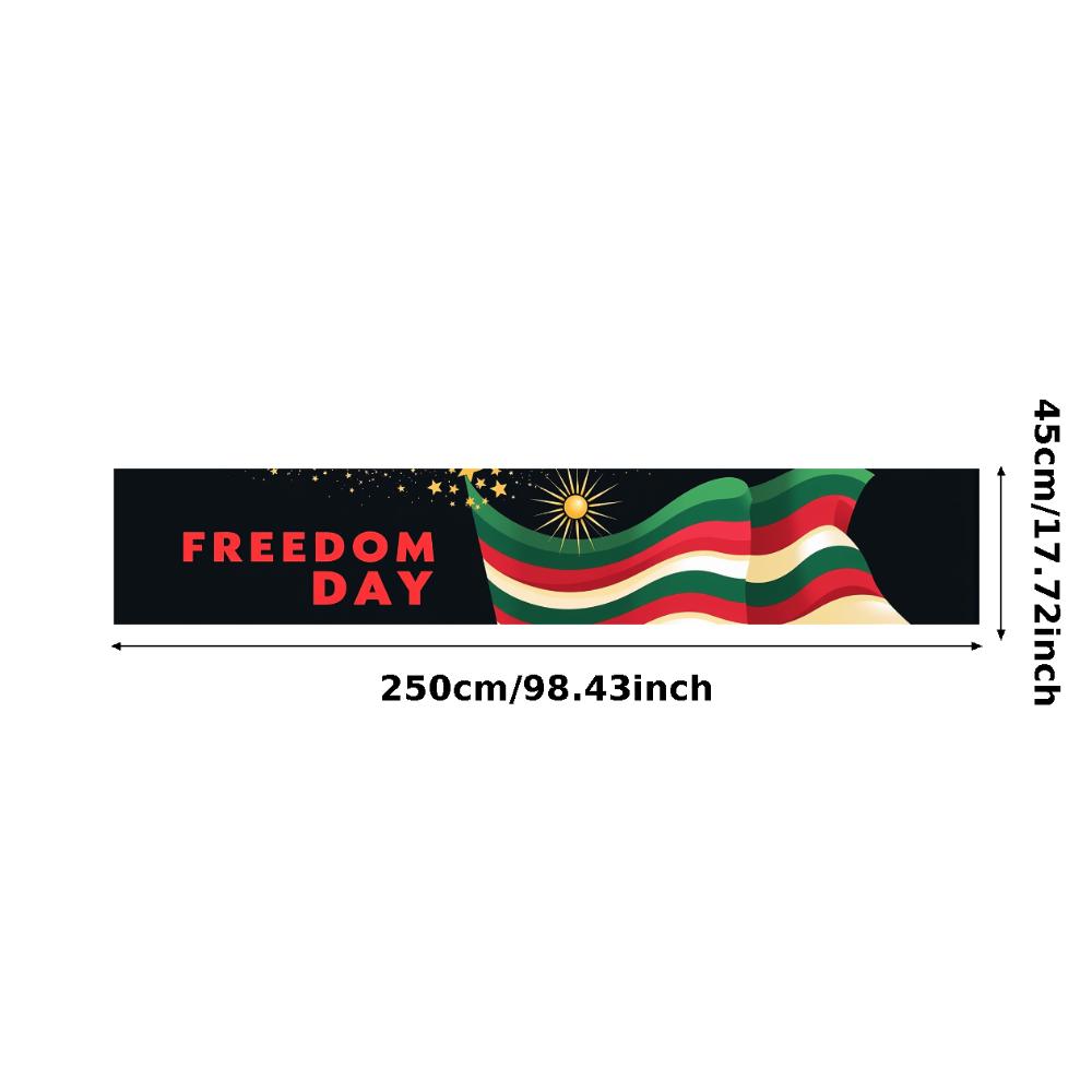 Lightweight Flag Banner Patriotic Banner Decorative Banner for Outdoor Decoration Public Gathering Memorial Event