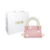 DIOR Bag DIY Style Cosmetic Bag Mountaintop Art Mist Sakura Mountain Tea Elegant and Sweet Delicate and Compact Girly Style Handbag Shoulder