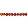 Baltic Polished Amber Loose Bead with drilled Hole - 10 Grams - 6-8 mm - Cognac