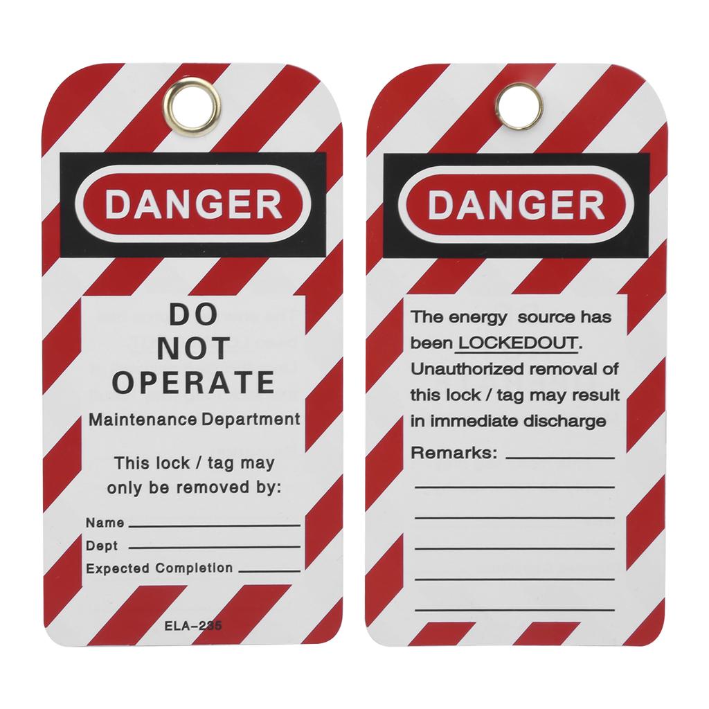 Buy Lockout Tagout Kit Multifunctional with Hasp Warning Tag Safety Red