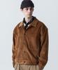 Stage Name Western Corduroy Oversized Trucker Jacket_Camel Brown