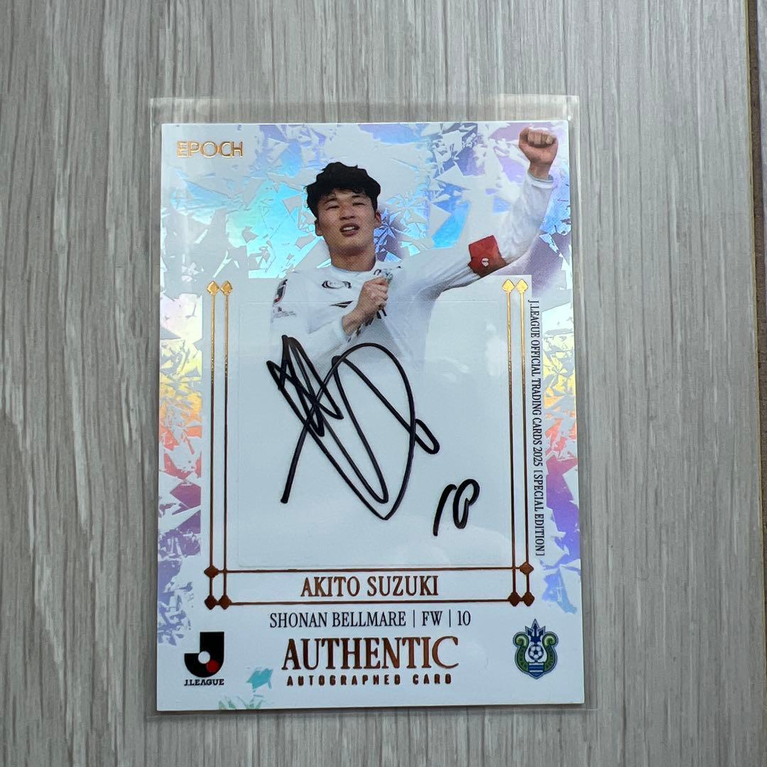 Akito Suzuki EPOCH 2025 J League 20siri autographed card