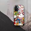Japanese Lucky Cat Phone Case Tempered Glass For Xiaomi 15 14 12 Lite Pro 13 11t Lite POCO M6 M5 X6 X5 X3 F5 F6 Pro Cover