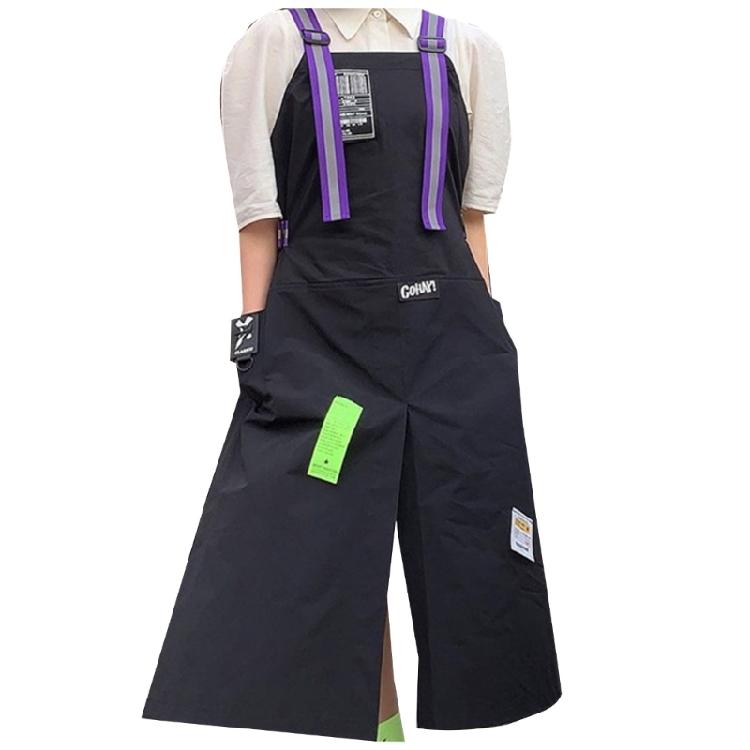 Nylon Apron with Pockets Adjustable Long Slit Unisex Teenager Male Female 1