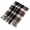 Black and White Checkered Double-Sided Velvet Scarf for Men and Women