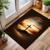 Multiple sizes Cave Sunrise Scenic Rug Pattern Carpet for Living Room Bedroom Sofa Home Decor Non-slip Floor Mat Luxury Gift