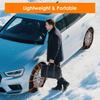 Qoosea Snow Cha Tire Cha For Car, Trucks, SUV Universal Emergency Snow Tire Cha, Adjustable Anti-Slip Tire Cables & Universal Fit (12 Pcs Orange
