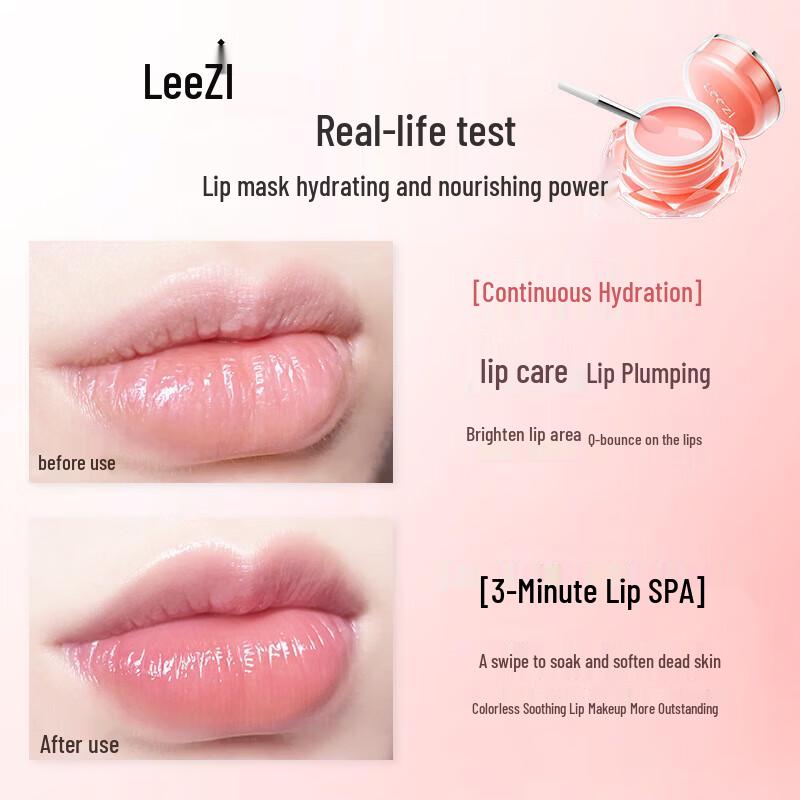 Leezi Pink Hydrating Lip Mask 12g