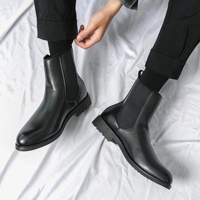 Stivali Caviglia di Lusso in Vera Pelle di Designer 37~46 per Coppia Business Formali Scarpe da Uomo Casual Calzature