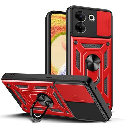 Étui de protection d'appareil photo pour Tecno Camon 20 Pro 19 Pro 18 18P 18T Tecno Spark 10 Pro 9 8 6 Spark Go 8c Armor Hybrid Ring Back Cover