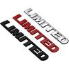 2pcs Limited Metal Emblem Badge Letter Plate Side Rear Trunk Tailgate Decal (Silver)