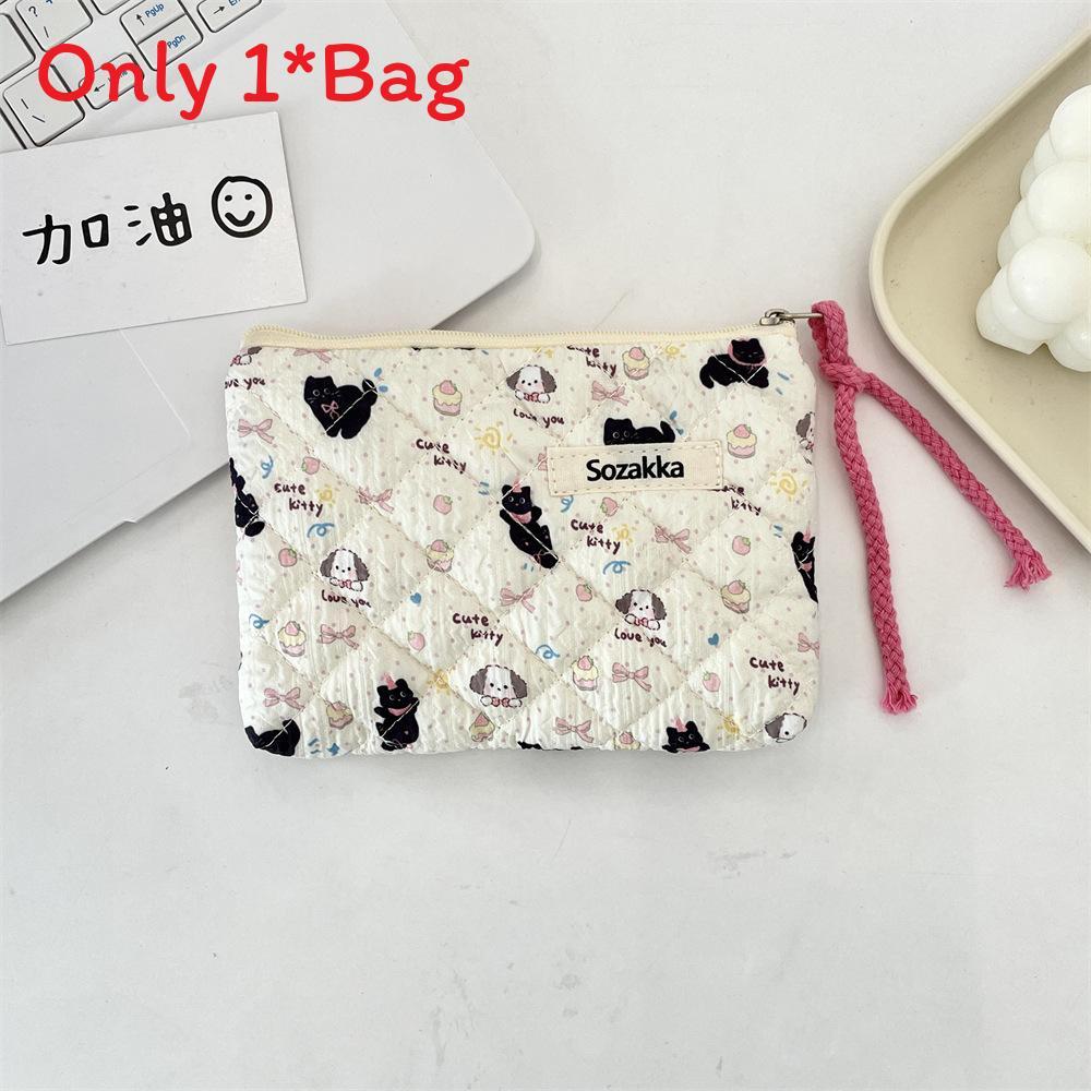Cartoon Character Polyester Travel Organizer With Embossed Pattern For Women