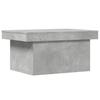 VidaXL Table basse gris béton 80x55x40 cm bois d'ingénierie, table latérale, table de salon, table d'accent, bout de canapé, 840866